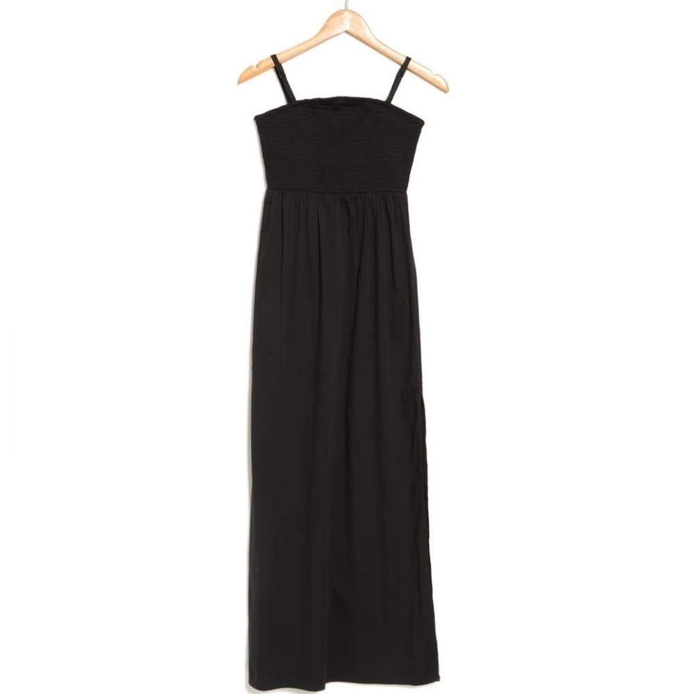 Favorite Daughter The Apartment Black Smocked Maxi Dress - Size Large, NWT